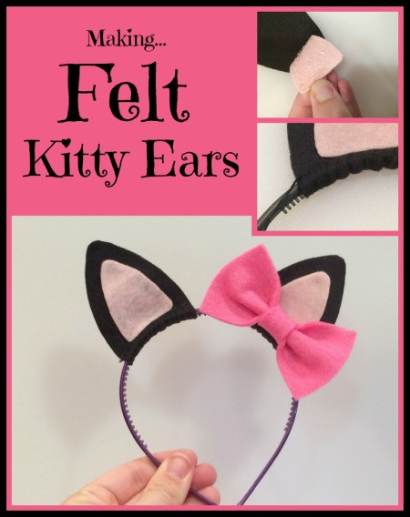Making Felt Kitty Ears