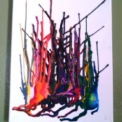 Melted Crayon Masterpiece