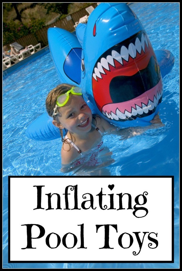 inflating pool floats