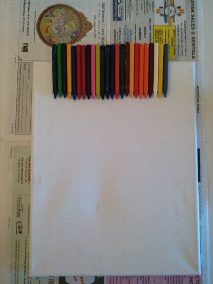 Melted Crayon Masterpiece