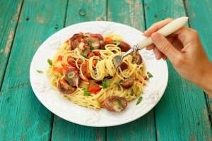 plate of pasta