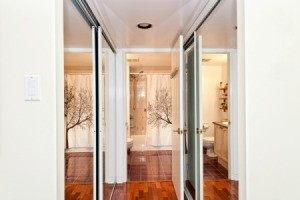 mirrored closets