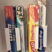 Storing Plastic Wrap, Foil and Wax Paper Boxes