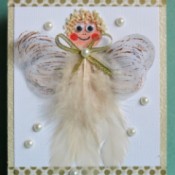 Vintage Angel Christmas Card