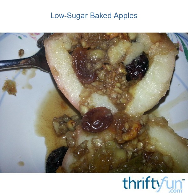 LowSugar Baked Apples ThriftyFun