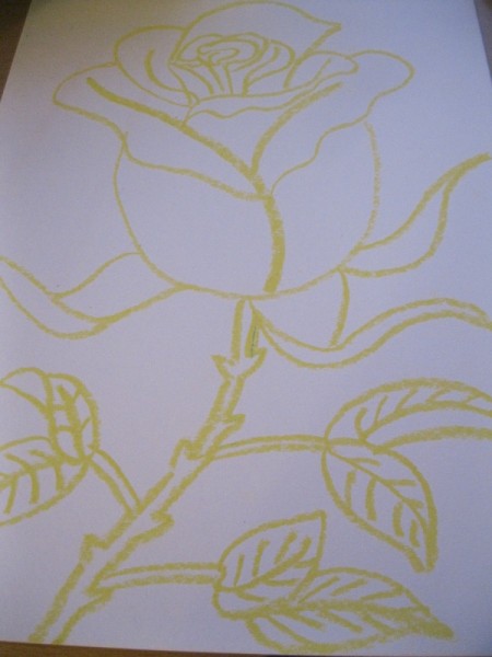 Watercolor Resist Painting