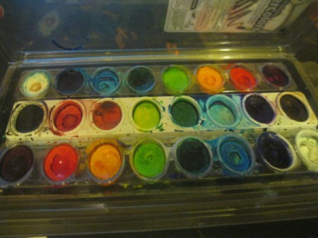 Watercolor Resist Painting