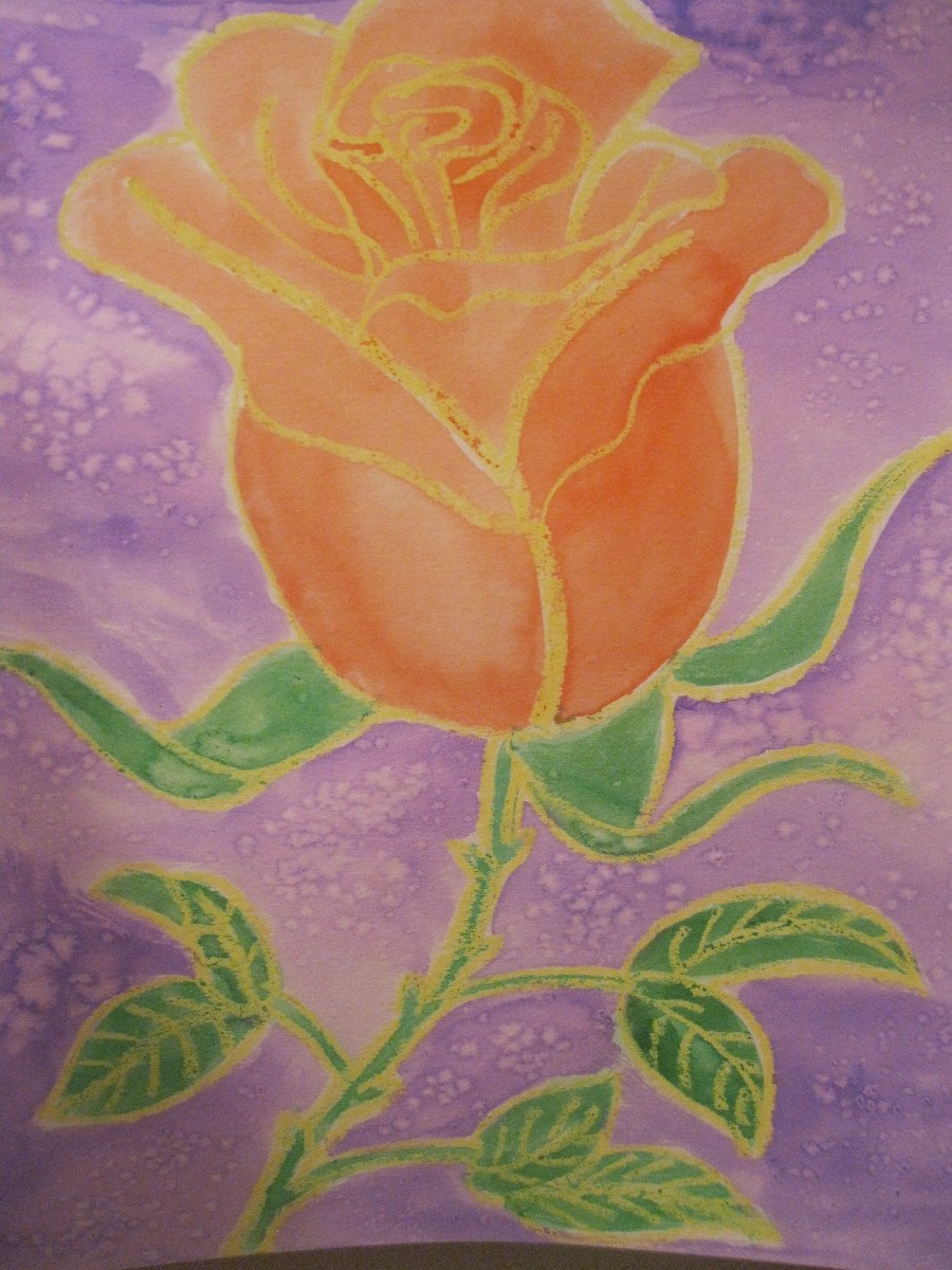 Watercolor Resist Painting ThriftyFun