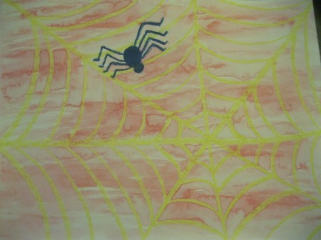 Watercolor Resist Painting