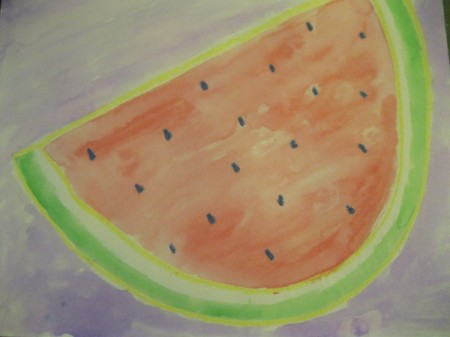 Watercolor Resist Painting