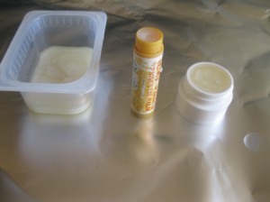 containers of lip balm
