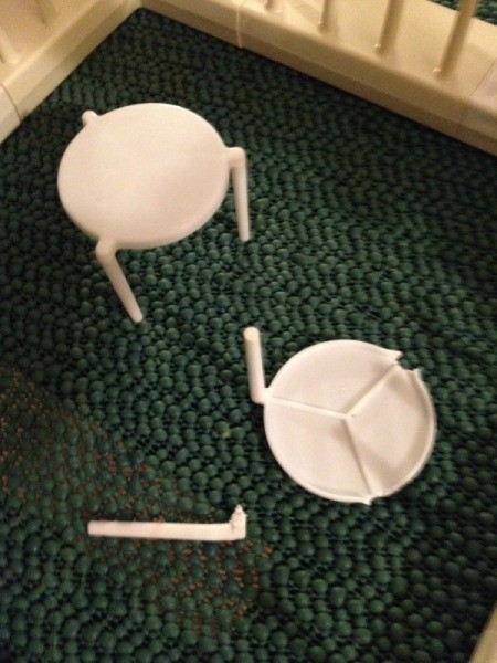 Repairing Broken Peg Looms