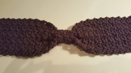Bow Style Winter Crochet Headband