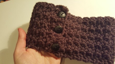 Bow Style Winter Crochet Headband