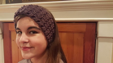 Bow Style Winter Crochet Headband