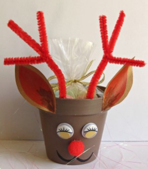 Red Nosed Reindeer Candy Box