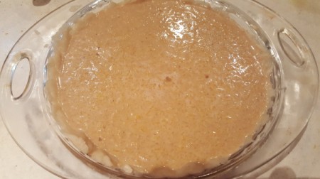 Homemade Rustic Pumpkin Pie