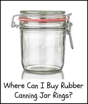 Where Can I Buy Rubber Canning Jar Rings?