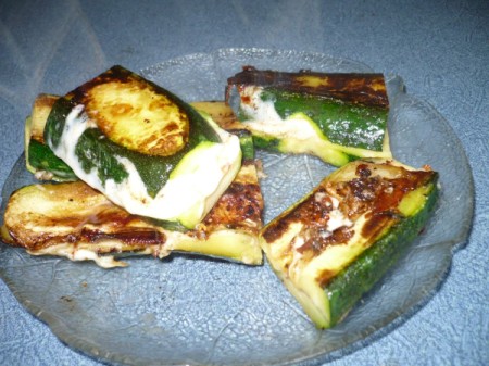 Zucchini Grilled Cheese