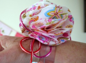 How to Make a Fabric Wrist Corsage