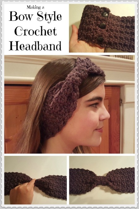 Making a Bow Style Crochet Headband