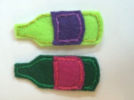 Felt Recyclables for Toy Truck