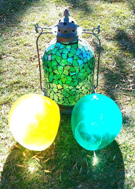 Colored Ice Globes