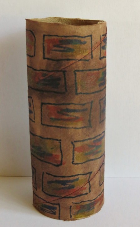 Stuck-in-the-Chimney Christmas Decoration