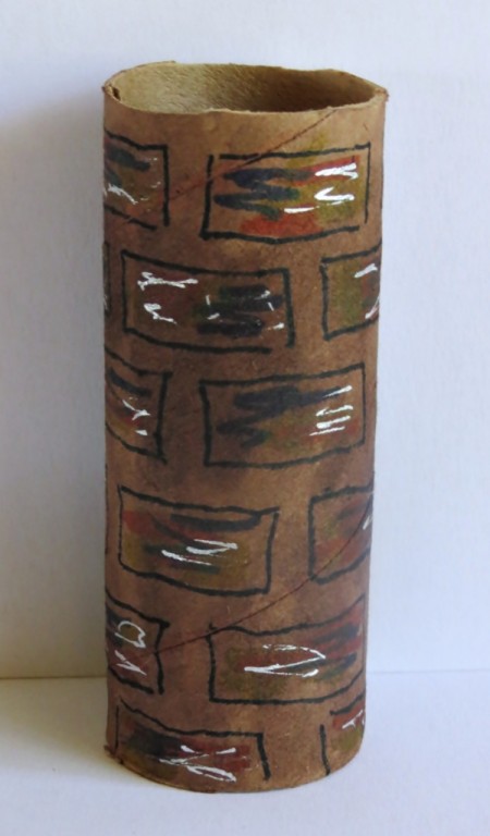 Stuck-in-the-Chimney Christmas Decoration