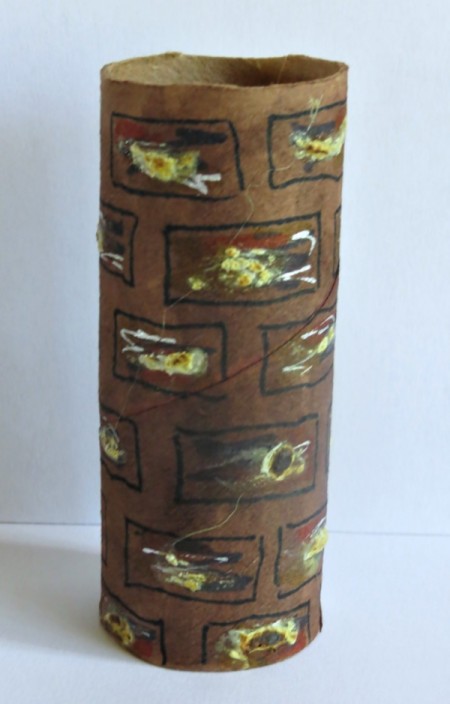 Stuck-in-the-Chimney Christmas Decoration