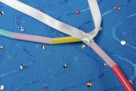 Child's Drinking Straw Necklace