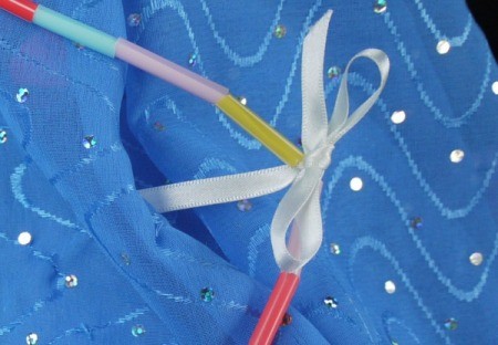 Child's Drinking Straw Necklace