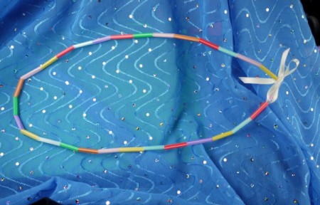 Child's Drinking Straw Necklace