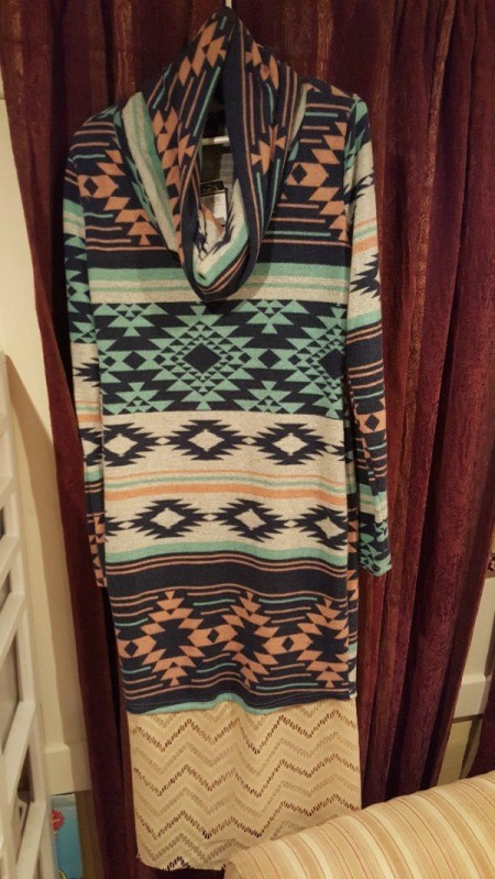 Lengthening a Dress - finished dress with lace addition