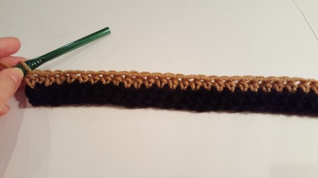 Striped Crochet Scarf