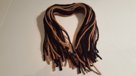 Striped Crochet Scarf