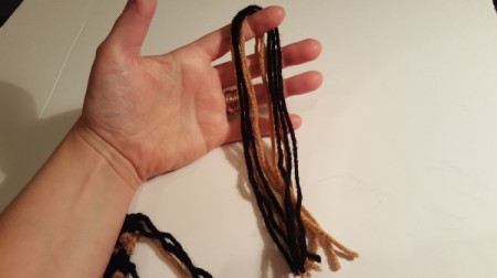 Striped Crochet Scarf