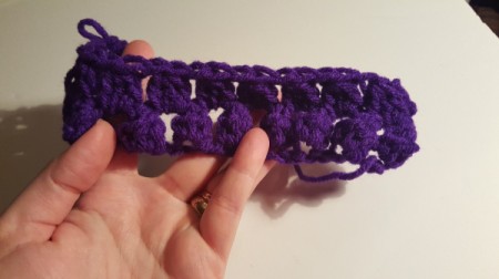 Grape Fizz Cluster Stitch Cowl
