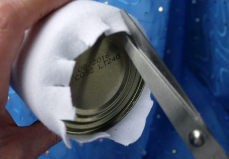 Button and Jewel Pencil Pot