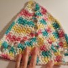 Crochet Triangle Dishcloth