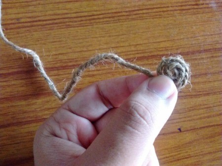 Simple Coir Yarn Coaster