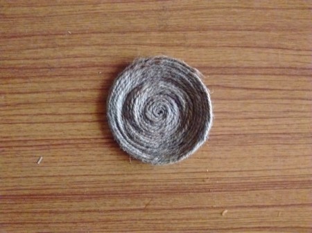 Simple Coir Yarn Coaster