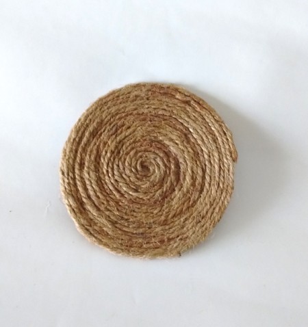 Simple Coir Yarn Coaster