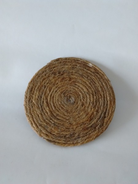 Simple Coir Yarn Coaster