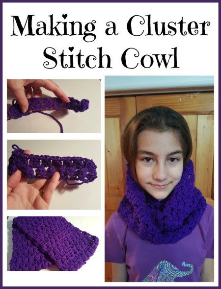 Making a Cluster Stitch Cowl