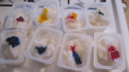 Bathtub Finger Paints