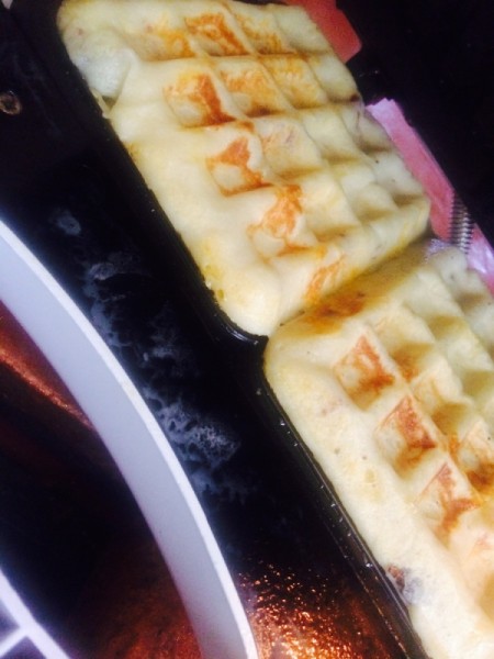 Leftover Mashed Potato Waffles