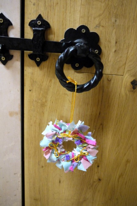 Mini Rag Wreath