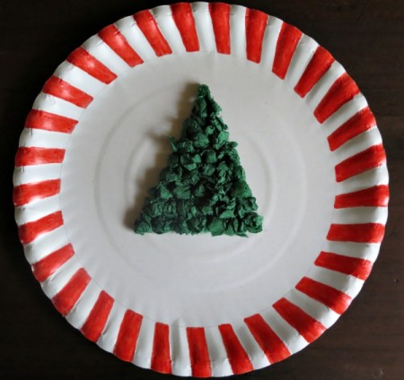 Paper Plate Christmas Collage