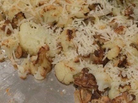 Roasted Parmesan Cauliflower